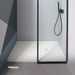 Cielo "Infinito"Piatto Doccia In Ceramica Bianco Lucido 100x100 H.3 freeshipping - Dabicasa