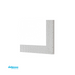 SPECCHIO RETTANGOLARE ARGENTO 60X80CM MOSAICO CON CORNICE IN ABS freeshipping - Dabicasa