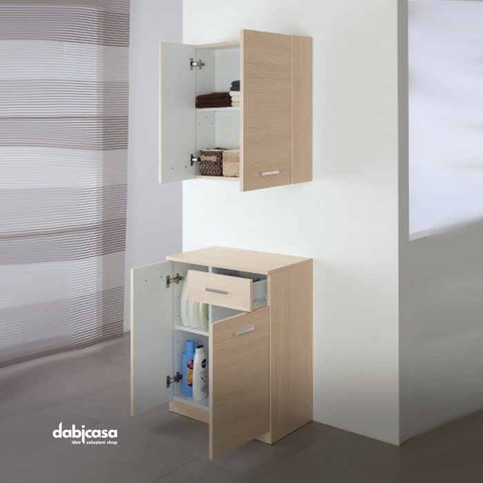 Mobile Bagno Linea "Stella" in Nobilitato Melaminico 18 mm Larice freeshipping - Dabicasa