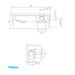 Ponsi "Italia R" Miscelatore Lavabo a Parete Con Bocca da 180 mm Nero Opaco freeshipping - Dabicasa