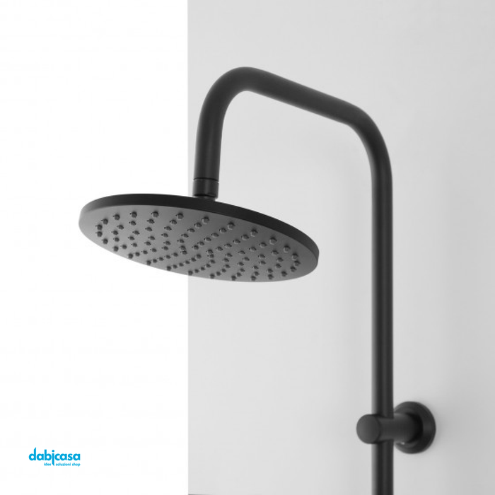 Colonna Doccia Platinum In Acciaio Nero Opaco da 105 cm Con Deviator —  Dabicasa