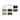 Carrello Multiuso C/Ruote e Due Cassetti Da 40 cm Diverse Colorazioni