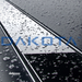 Dakota "Dakua" Canalina di Scarico da 90 Cm C/Griglia Raccogli Acqua Nera In Vetro freeshipping - Dabicasa