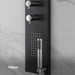 Colonna Doccia "Linea Top" in acciaio inox nero opaco freeshipping - Dabicasa