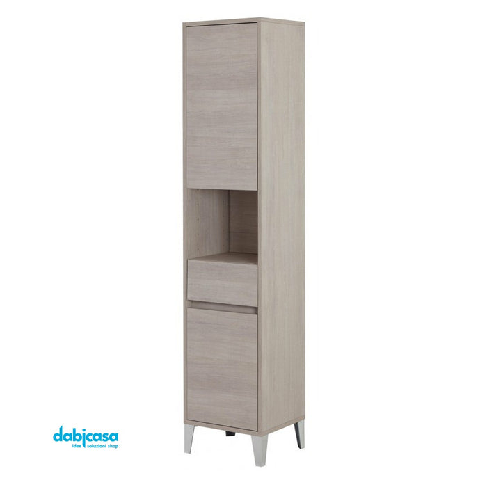 Colonna Portasciugamani "Mondo 2.0" Rovere Chiaro da 40 cm freeshipping - Dabicasa