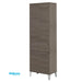 Colonna Portasciugamani "Mondo 2.0" Rovere Scuro da 60 cm freeshipping - Dabicasa
