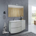 Mobile Bagno Sospeso Da 105 cm "Armonia" Colore Legno Nordico freeshipping - Dabicasa