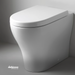 Cielo "Enjoy" wc terra filo parete bianco lucido freeshipping - Dabicasa