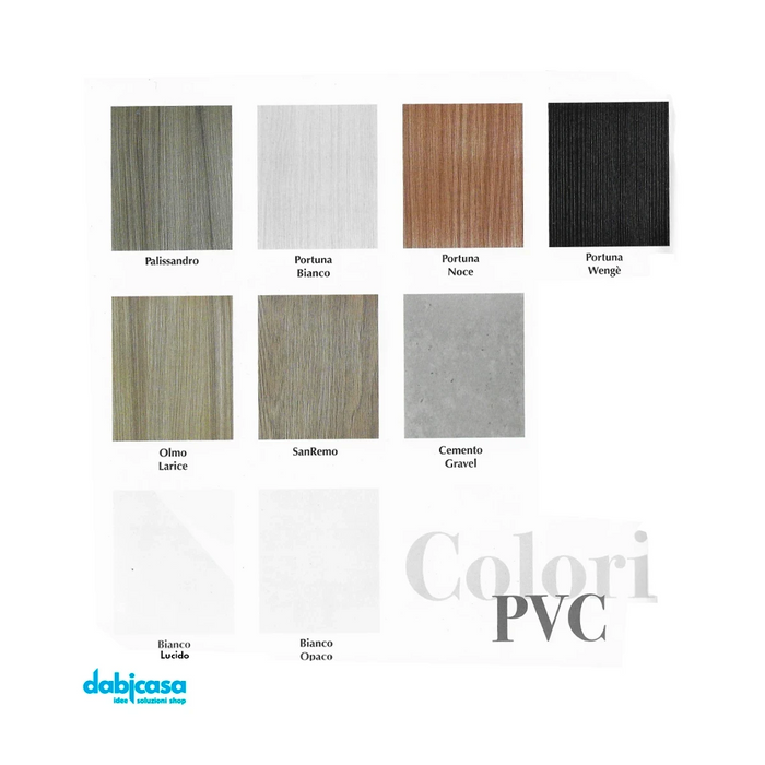 Mobile Bagno Sospeso "Vesuvio" Vesione DX da 90 cm Colore Rovere Americano freeshipping - Dabicasa