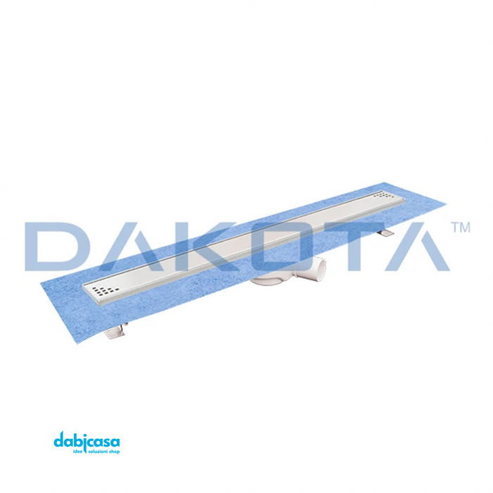 Dakota "Dakua" Canalina di Scarico Da 90 cm C/Griglia Raccogli Acqua In Acciaio Inox freeshipping - Dabicasa