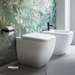 Cielo "Shui Comfort" Coppia Di Sanitari da Terra Filoparete Colore Bianco Lucido freeshipping - Dabicasa