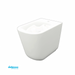 Kerasan "Tribeca" coppia di sanitari terra filo parete bianco lucido freeshipping - Dabicasa