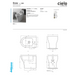 Cielo "Enjoy" bidet terra filo parete bianco lucido freeshipping - Dabicasa